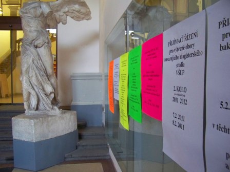 Přijímací řízení na VŠUP 2011